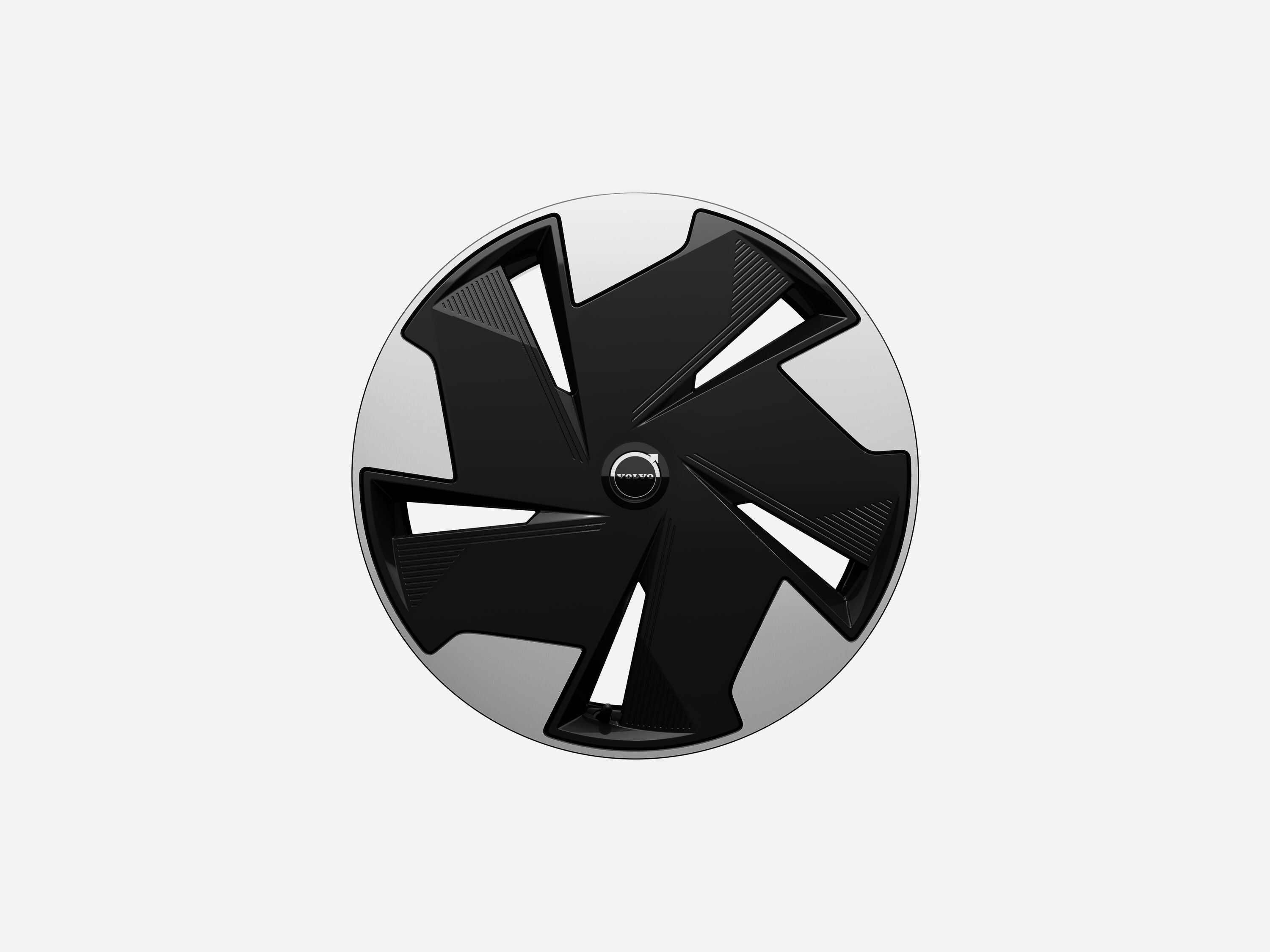 19" 5-spaaks glossy black/diamond cut