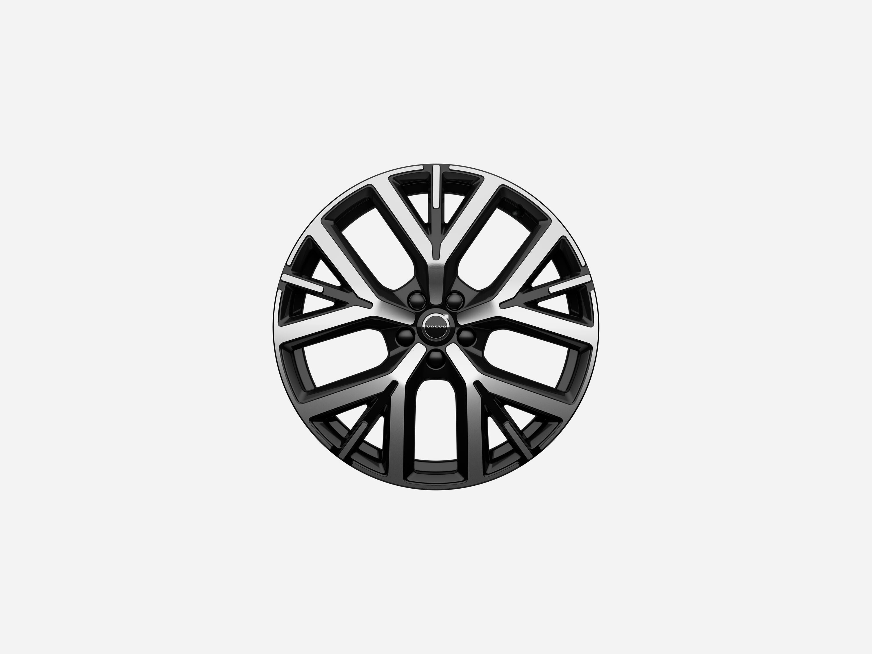 20" 5-Y-Spaaks Black Diamond Cut