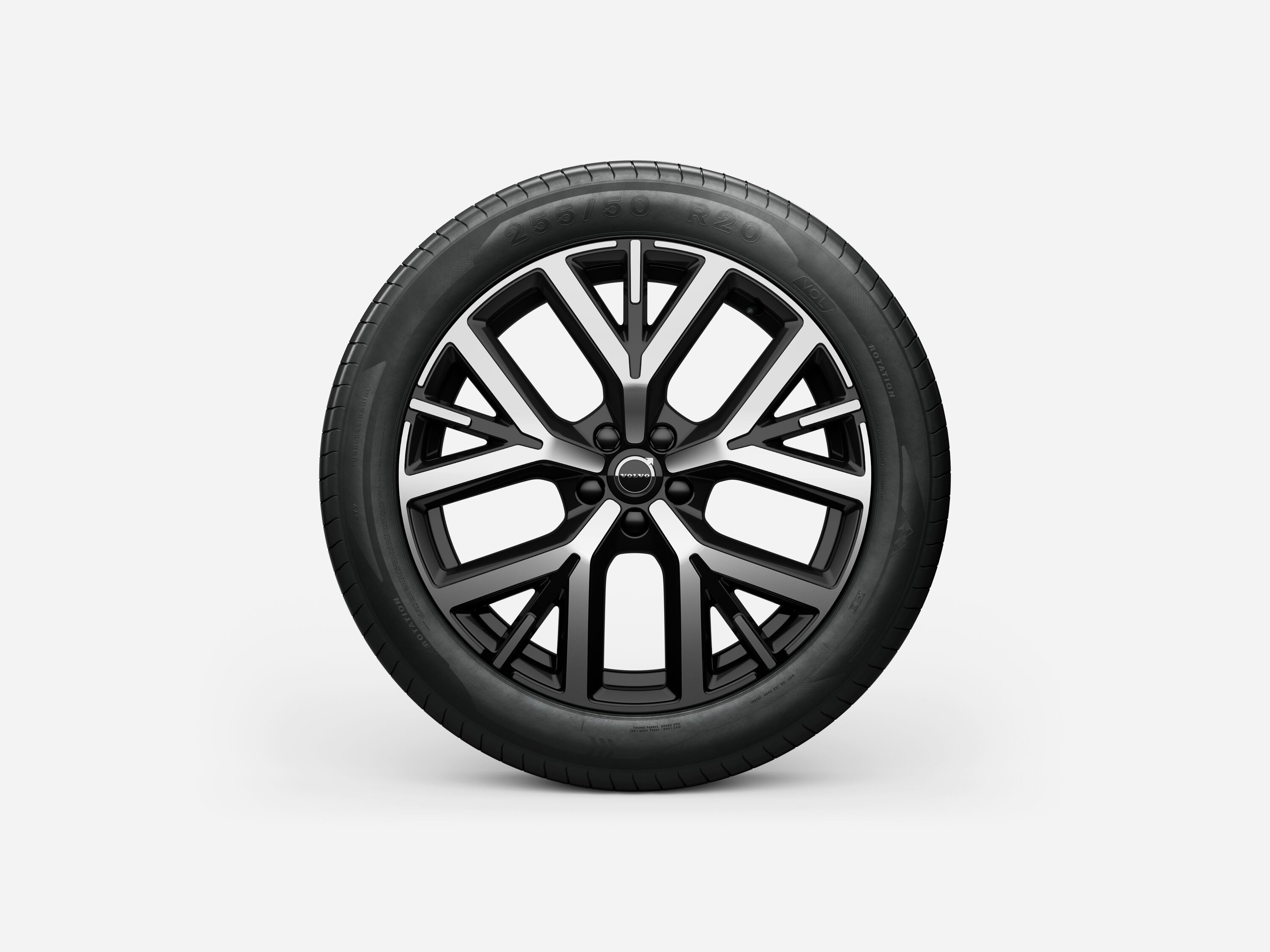 20" 5-Y-Spaaks Black Diamond Cut